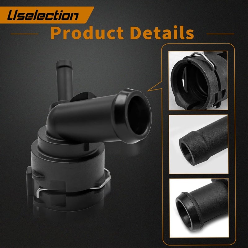 Uselection 5Q0122291BB Coolant Hose Connector Coupler Compatible with Audi A1 A3 Q2 Q3 TT VW Golf B8 Arteon 5QD122291AB - Image 5